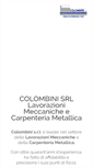 Mobile Screenshot of colombinisrl.com