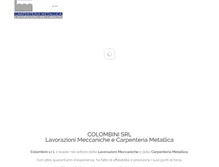 Tablet Screenshot of colombinisrl.com